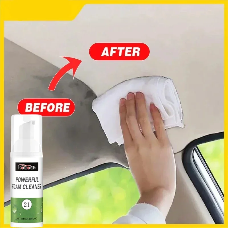 

QC12 Автомобильный общий очиститель салона Безводный многофункциональный набор автоматических пенных очистителей можно использовать для чистки автомобильной подушки сиденья Fabr