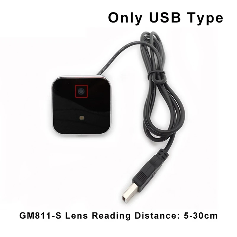 GM811 Series DC5V Scanner Module USB/UART Interface Qr Code Scanner Module Support Windows PDF417 A