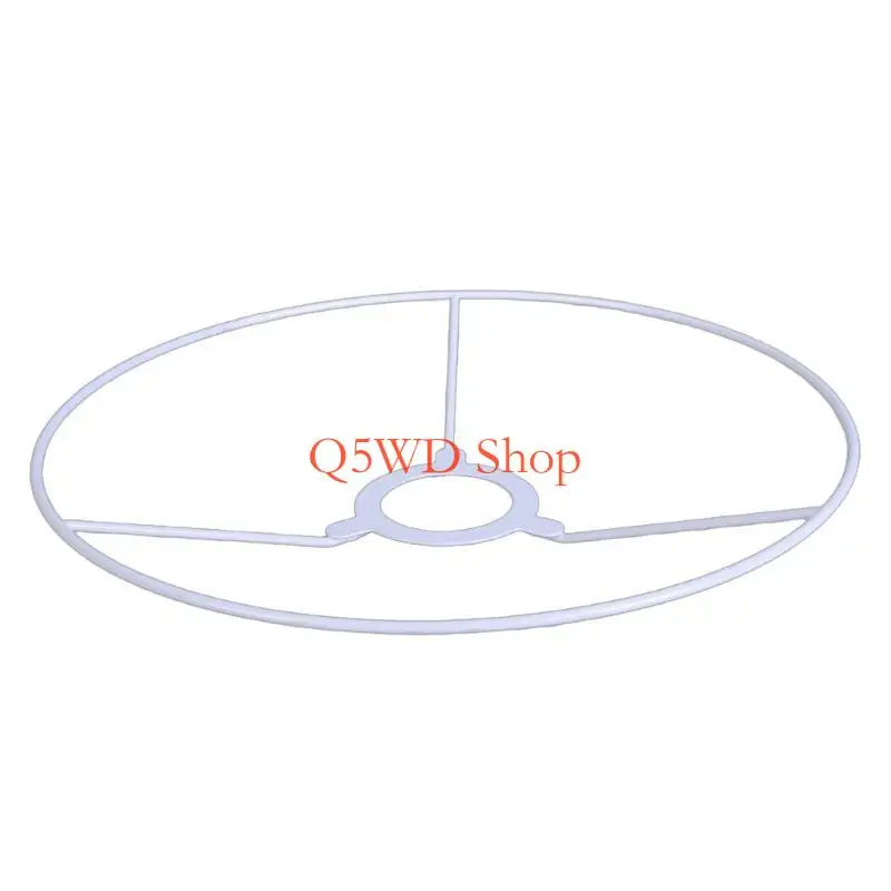 Q5WD Drum Lamp Shade Rings Ceiling Light Frame Chandelier Lamp Fix Rings Lamp Shade Holder Round Metal Rings Support Fitting