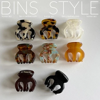 3cm 미니 헤어 클립 한국어 스타일 패션 귀여운 ClawFor 프린지 키즈 소녀 바비 핀 조각 카와이 헤어 액세서리 호박