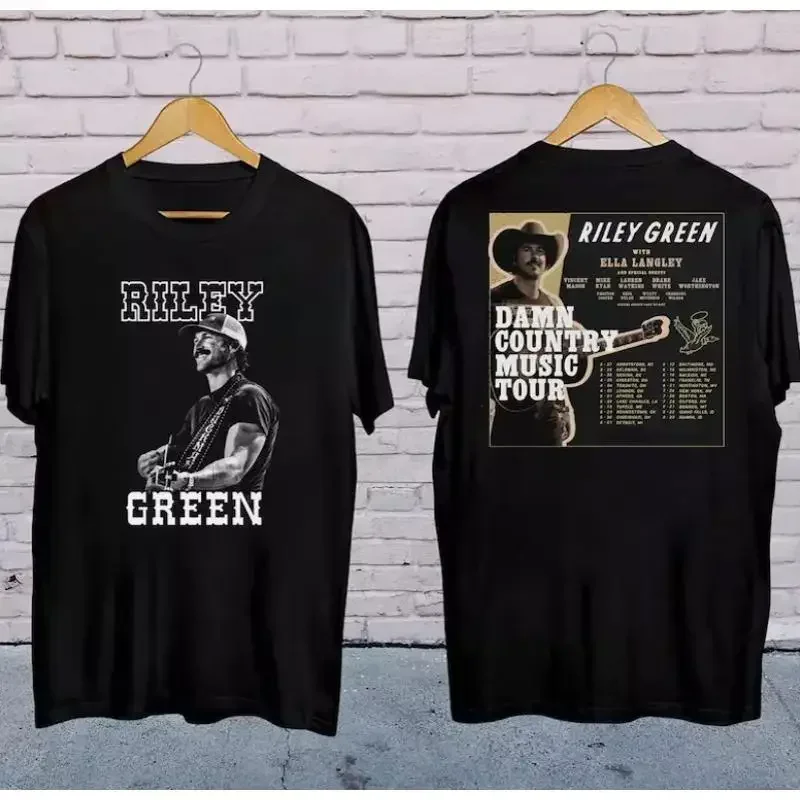2025 Riley Green Damn Country Music Tour T Shirt