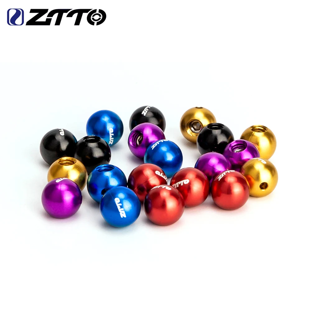ZTTO دراجة الطريق الجبلية الأسلاك الداخلية الكرة نهاية قبعات قابلة لإعادة الاستخدام الفرامل شيفتر كابل نصائح المسمار الثابتة Derailleur العقص دراجة اكسسوارات