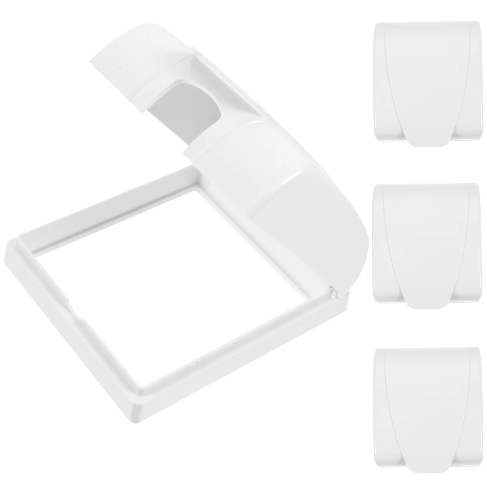 

4Pcs Outdoor Waterproof Socket Cover 86mm Weatherproof Electrical Outlet Protector Protective Wall Receptacle Case for Balcony