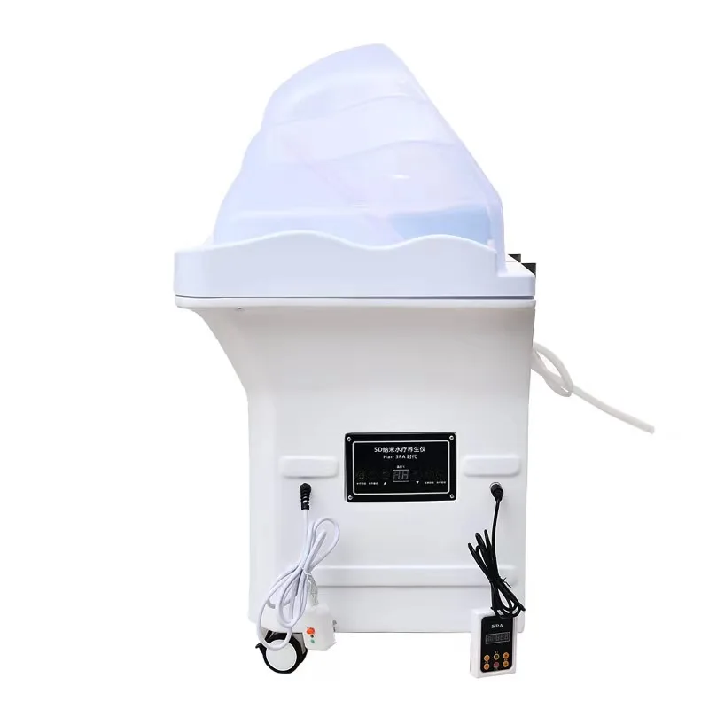 Head Spa Shampoo Chair Hair Salon Hair Wash Adjust Water Circulation Mobile Shampoo Basin Multifunctional Fumigable Shampoo Bowl