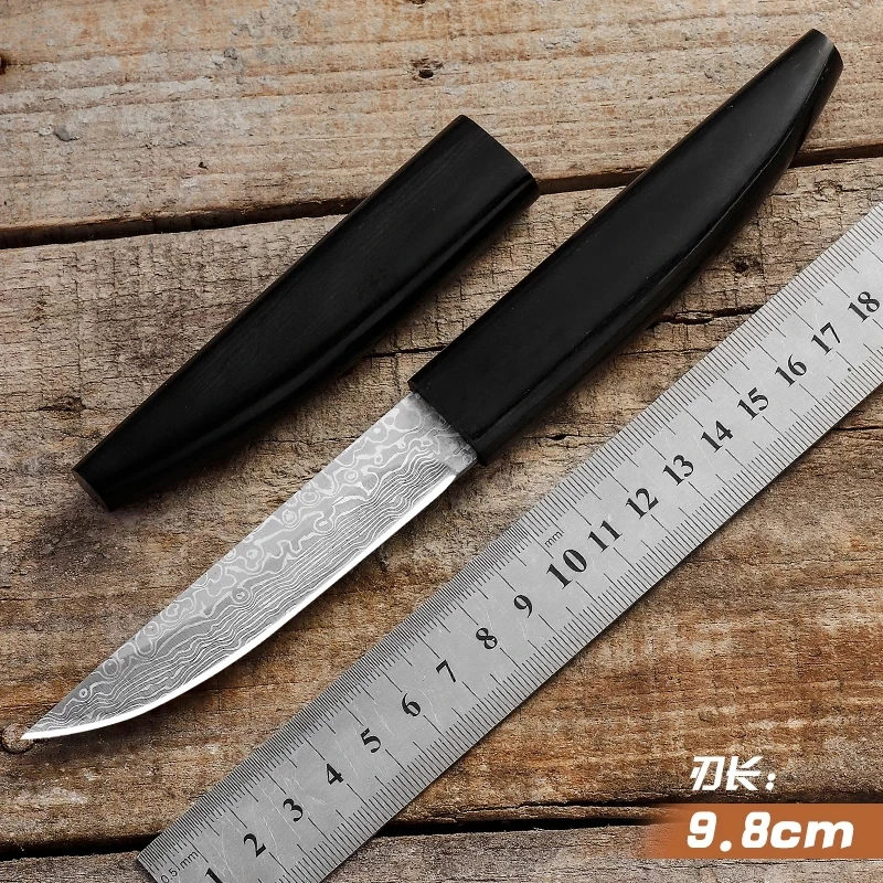 Ebony Outdoor Hunting  Steak Sharp Fruit Camping Survival Emergency Rescue Tool Fishing Cheese Bread Slicer Knife