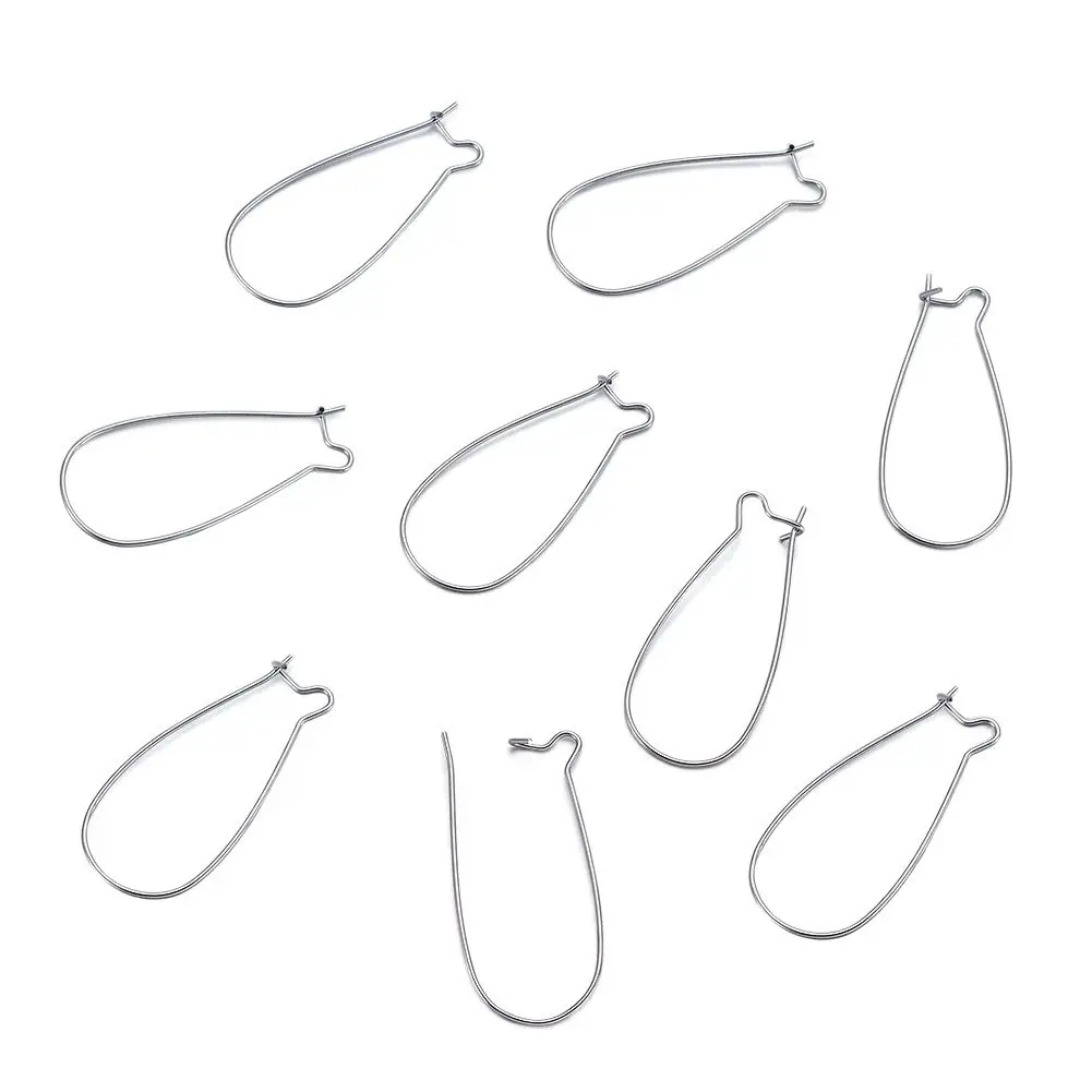 

Wholesale 50pcs Brass Hoop Earring Wires Hook for DIY Earring Jewelry Dangle Charms Jewelry Making Finding