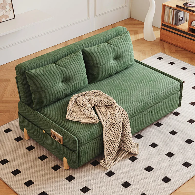 

Диван-кровать, складной, двойного назначения, для гостиной, многофункциональный, двуспальный, для интернет-знаменитостей, балкона, выдвижная двухтактная кровать