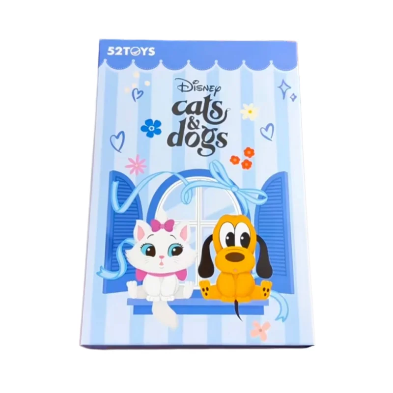 Original 52TOYS Cats & Dogs Friends Serie Quietschender Taschenanhänger Blindbox Marie Katze Cheshire Cat Lady Pluto Puppenanhänger Geschenk