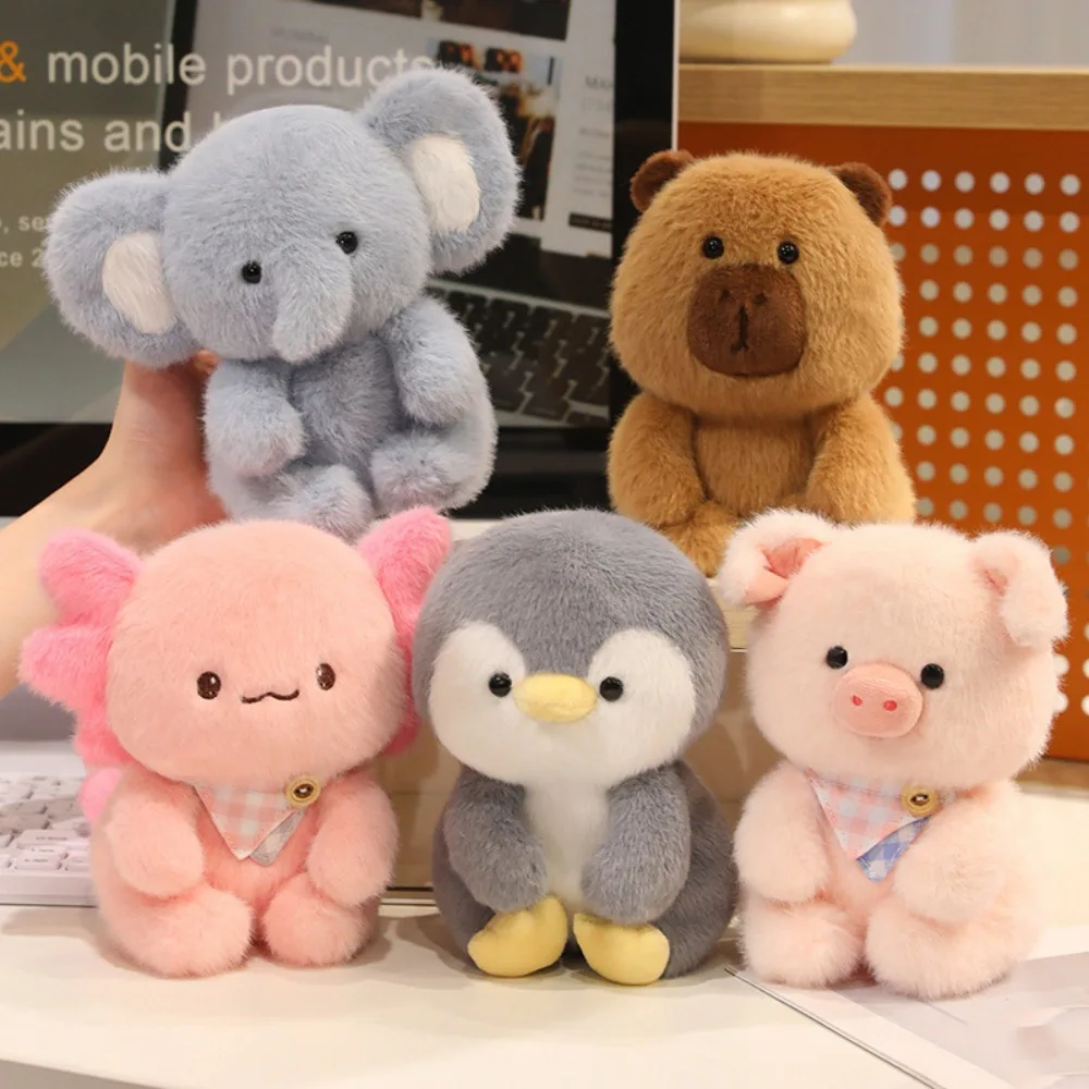 

Turtle Plush Capybara Doll Elephant Animal Little Rabbit Plush Toy Cartoon Pet Black Cat Plush Doll Kids Birthday Christmas