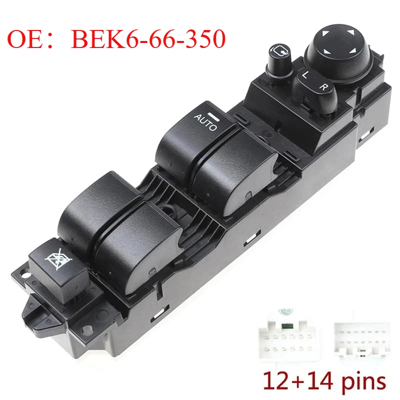 

Window Control Switch Lift Button for Mazda 3 2.0L 2008-2009 Electric Power Master BEK6-66-350 BEK666350 Car Automotive Parts