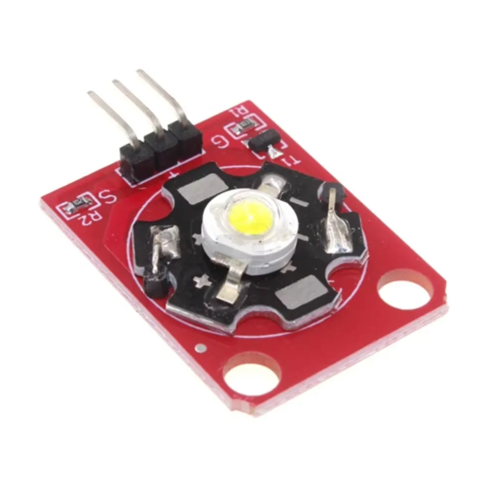 10 pz/lotto 5 V DC 3 W modulo LED ad alta potenza Bianco/Rosso/Blu/Verde/Viola/Giallo Modulo Colore Della Luce