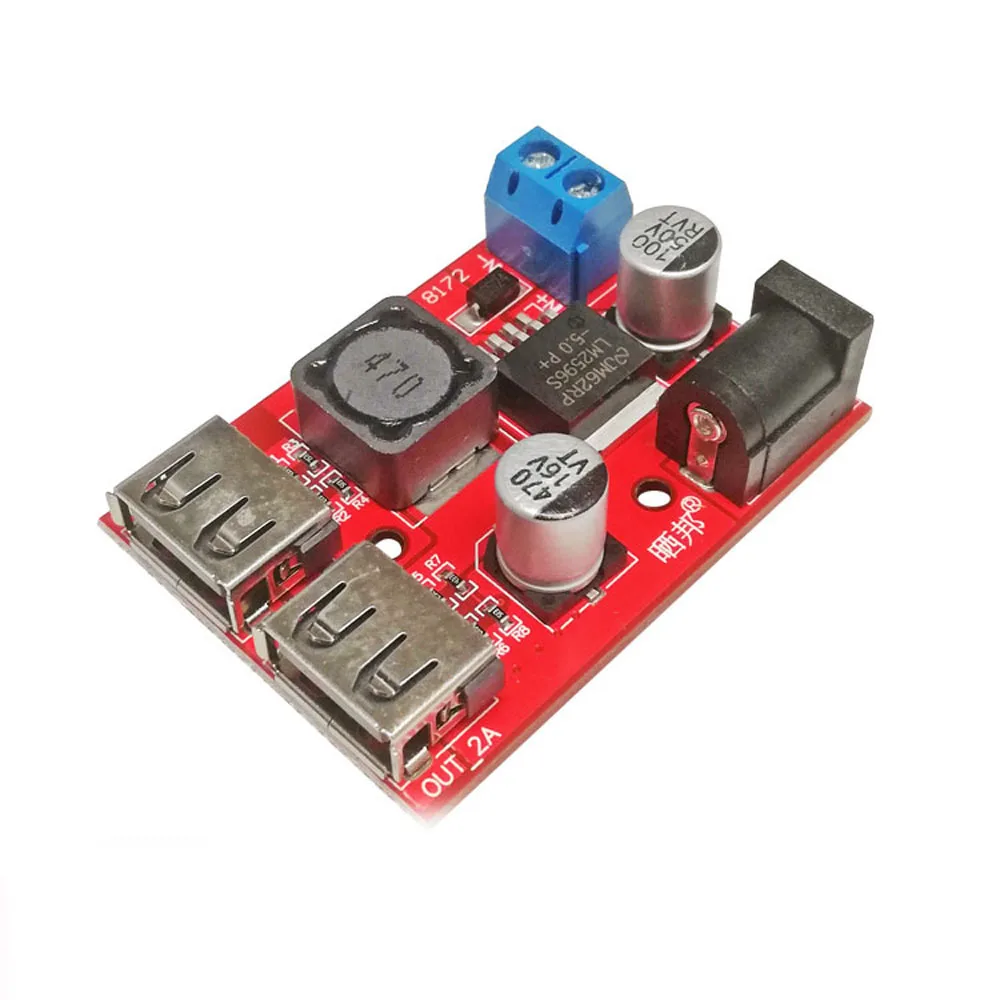 DC-DC Buck Module Car Charging Solar 3A Regulator 9V/12V/24V/36V to 5V