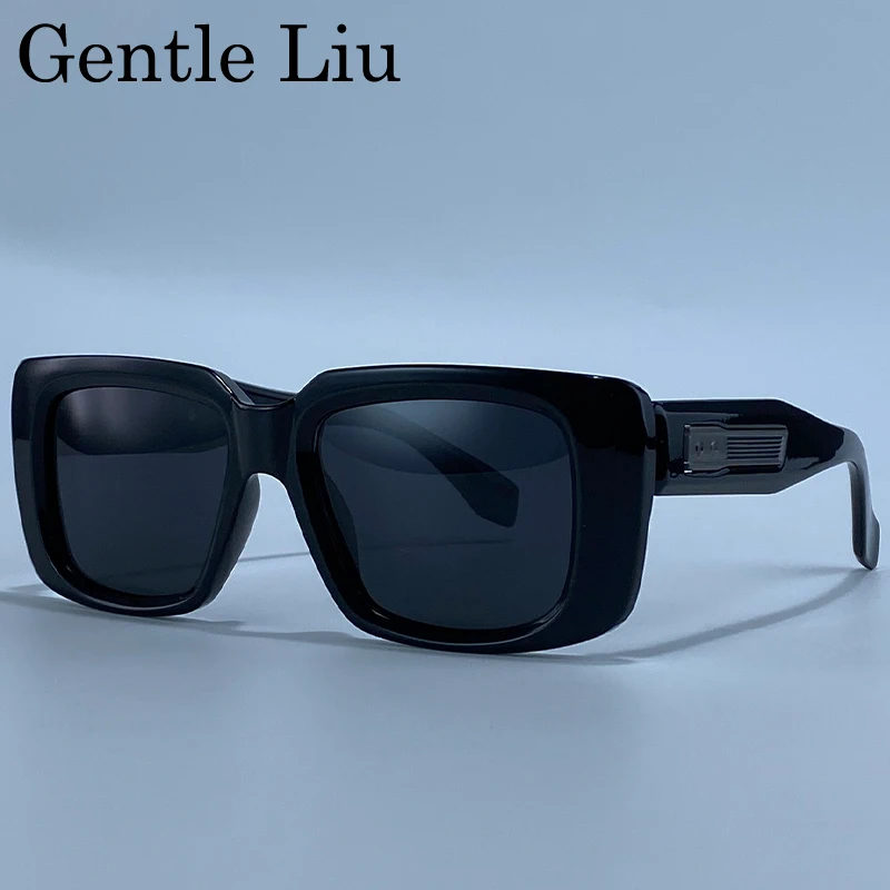 

Fashion Square Polarized Sunglasses Men 2025 Luxury Brand Outdoor Driving Sun Glasses For Male Steampunk Vintage Eyewear Shades