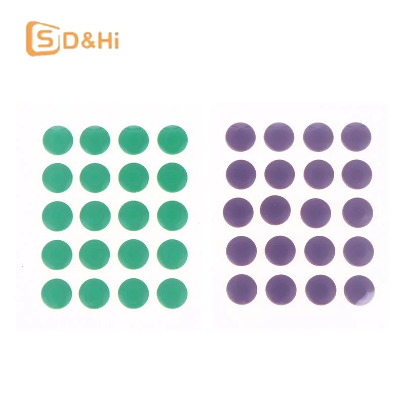 20 PCS Meow Gaming Gear MGG Ultraglide Small Round Dot PTFE Mouse Skates DIY Mice Glide Feet Silence Version Diameter 0.8cm