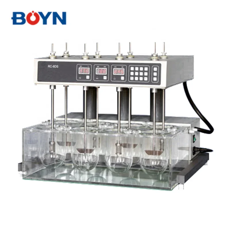 RC-8DS automatic dissolution tester apparatus with eight poles