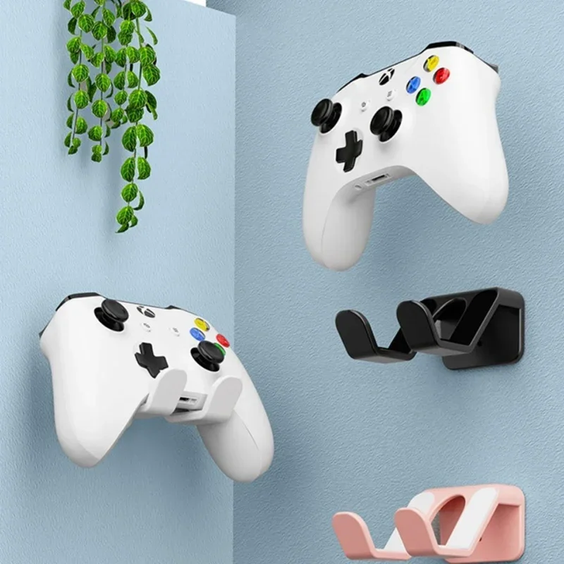 An der Wand montierte Game-Controller-Halterung, Halterungsbasis, kein Stanzen erforderlich, Controller-Aufbewahrungsregal für Nintendo Switch Pro, Sony, Xbox