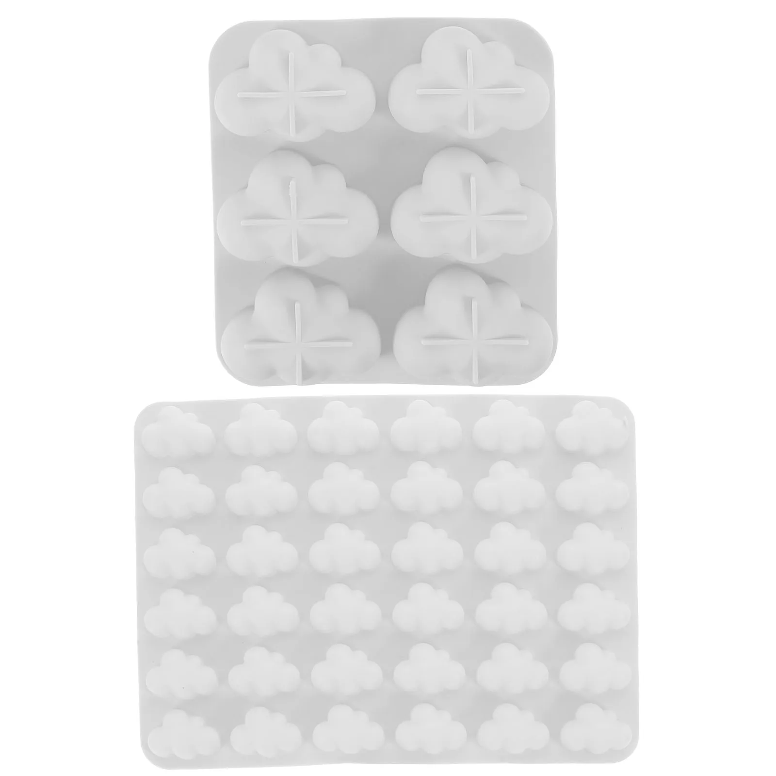 

2Pcs Cute Cloud Silicone Mold Non-Stick Chocolate Fondant Molds for DIY Baking Supplies Silicone Chocolate Mold