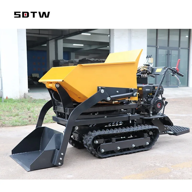 china factory price high quality new design 500kg 600kg 1t small mini high level micro small mini dumper with CE EPA for sale