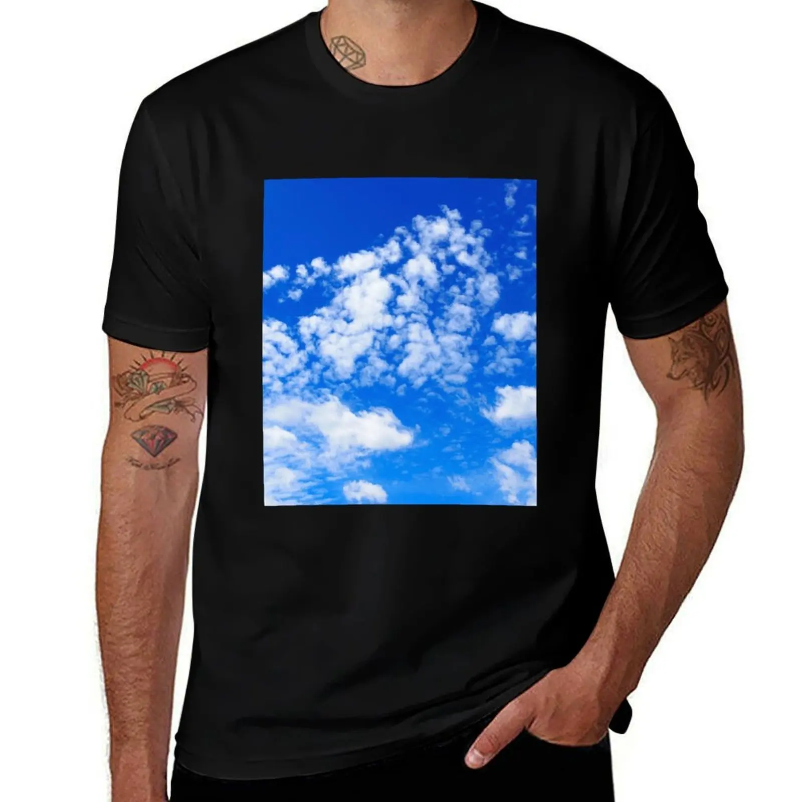 

sky scene of clouds T-Shirt baggy shirts vintage man clothes aesthetic clothes mens clothes
