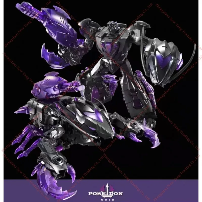 【En stock】 Juguetes transformados TFC Piranacon P01-06N 6 en 1 Negro Púrpura Edición limitada Figuras de acción Colección de regalos de juguete