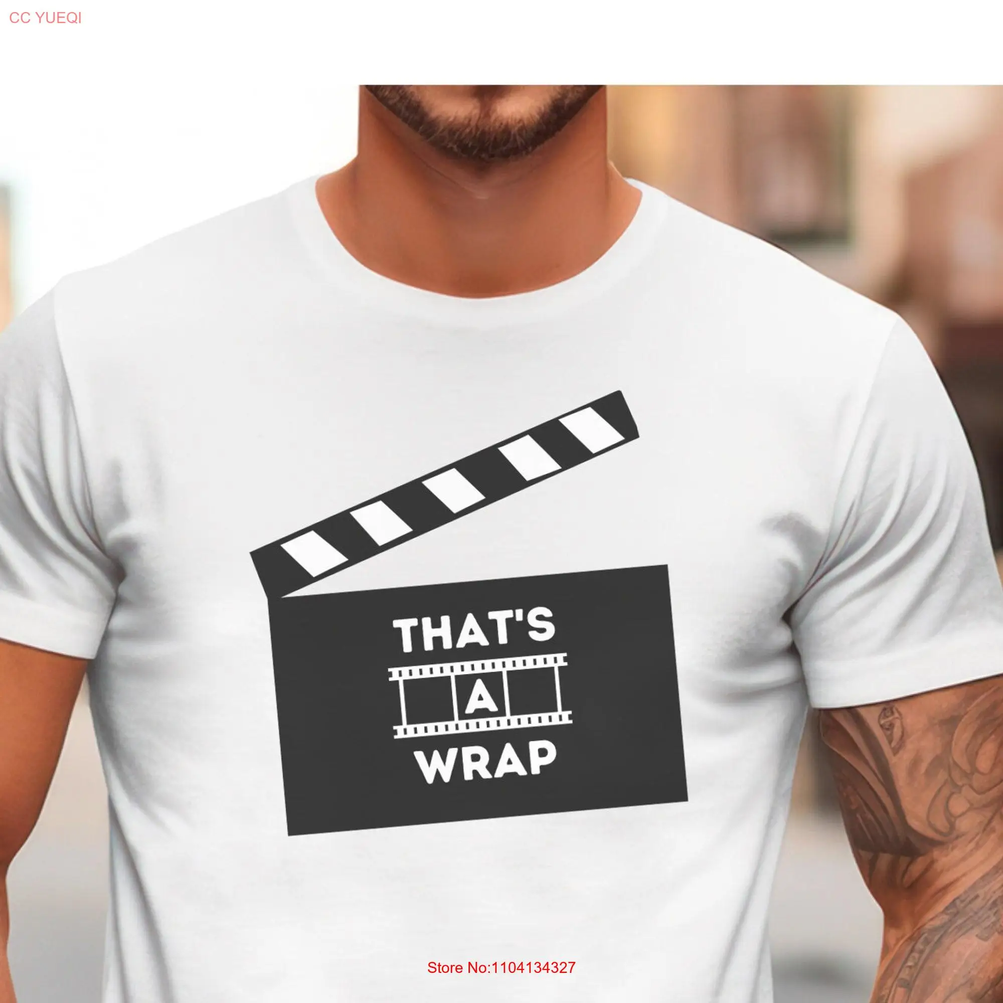 That's a Wrap Film T shirt ladies men crew production job on set long or short sleeves