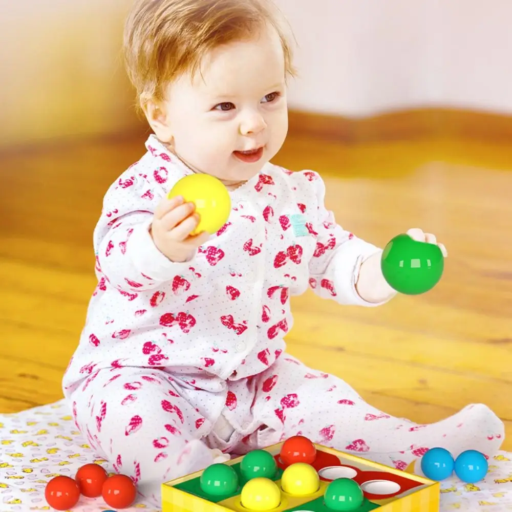 Vroeg onderwijs Montessori Babyspeelgoed Vormsorteerder Praktisch vermogen Jigsaw Bordspellen Interactieve grote deeltjes