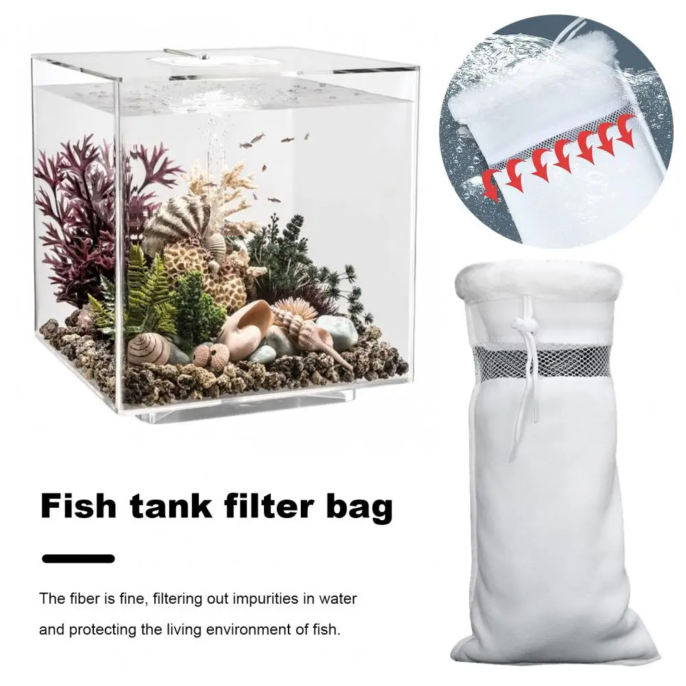 Fish Tank Filter Bag Biological Filtration Aquarium Filter Bags for Clean Water Purification Fish Tank Maintenance for Effective