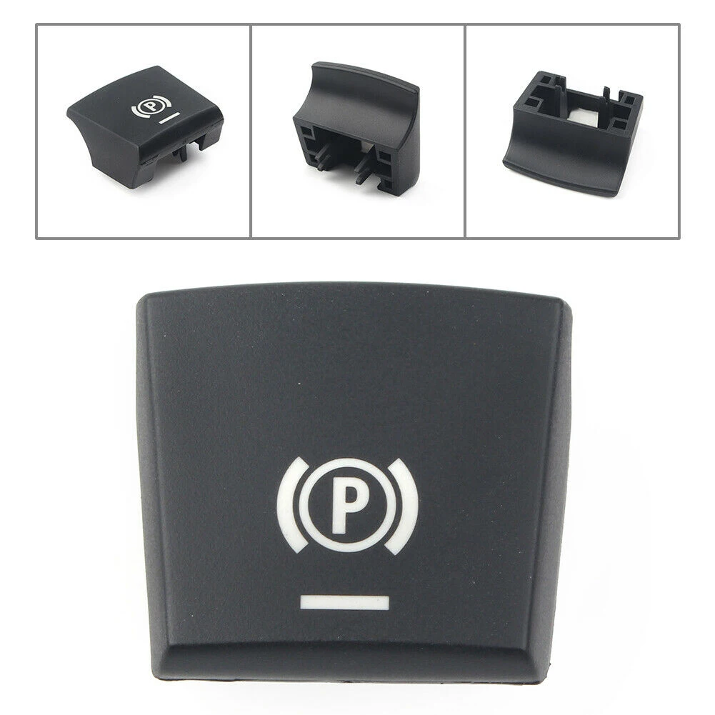 

Parking Brake P Button Switch Cover Handbrake For BMW 5 7 F01/F02/F07/ F10/F11 Black Accessories For Vehicles