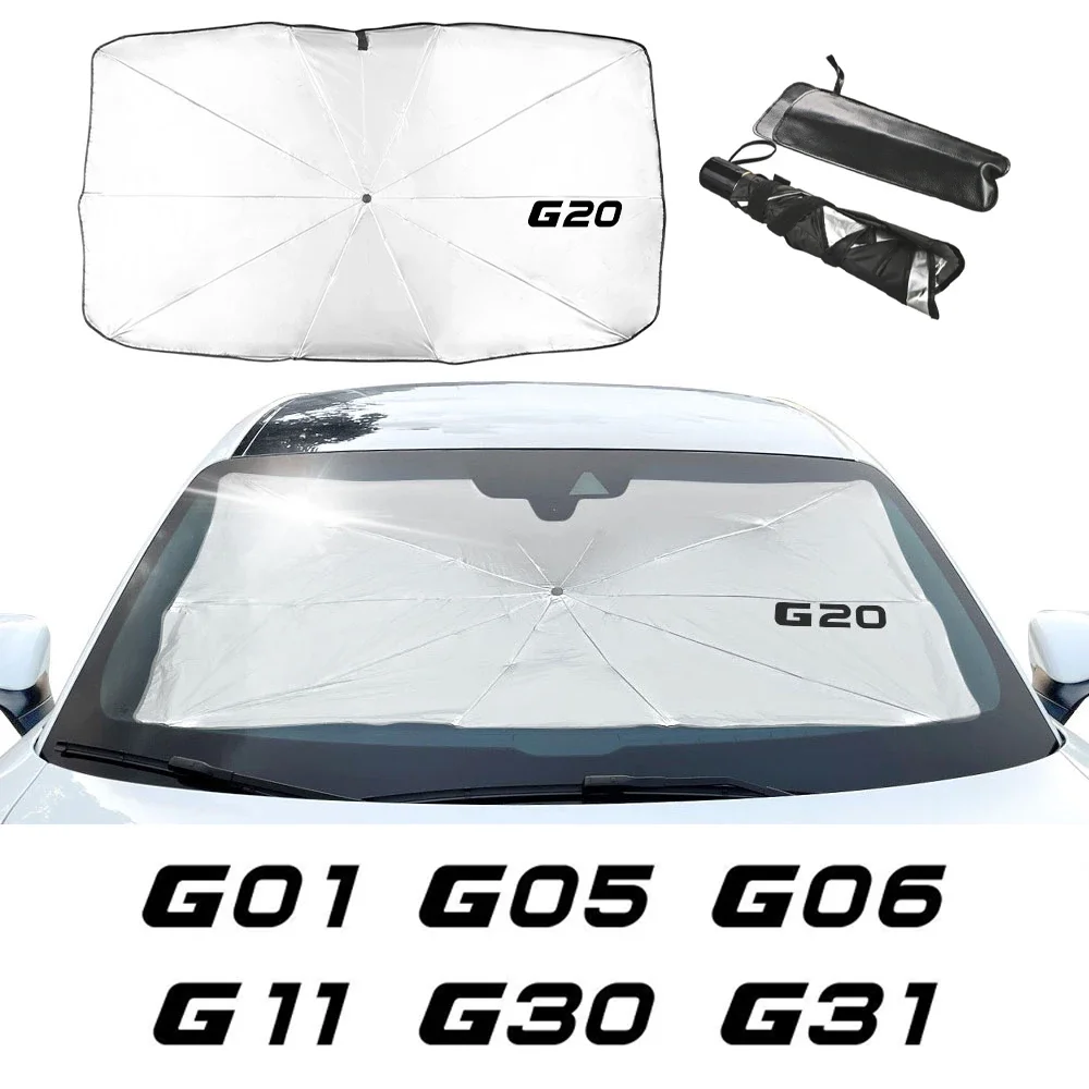 Car Sunshade Umbrella Windshield Parasol Cover Accessories For BMW G30 G32 G16 G20 G31 G01 G02 G05 G06 G07 G08 G11 G12 G14 G38