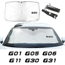 Car Sunshade Umbrella Windshield Parasol Cover Accessories For BMW G30 G32 G16 G20 G31 G01 G02 G05 G06 G07 G08 G11 G12 G14 G38