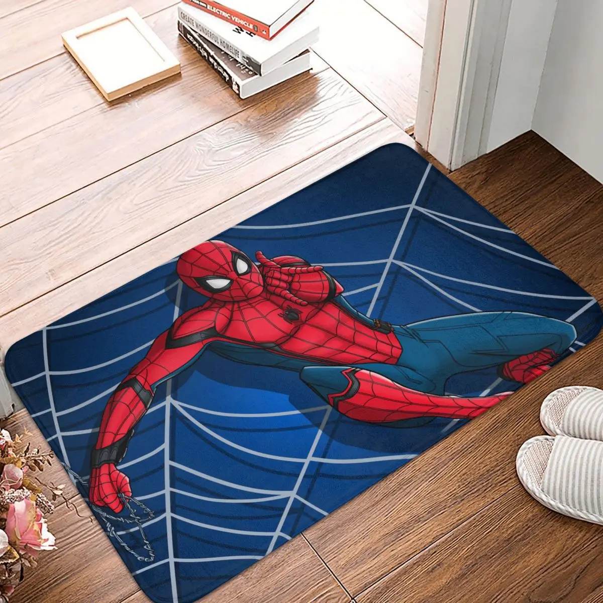 Protect Bedroom Mat Marvel Spider Man Doormat Living Room Carpet Outdoor Rug Home Decor