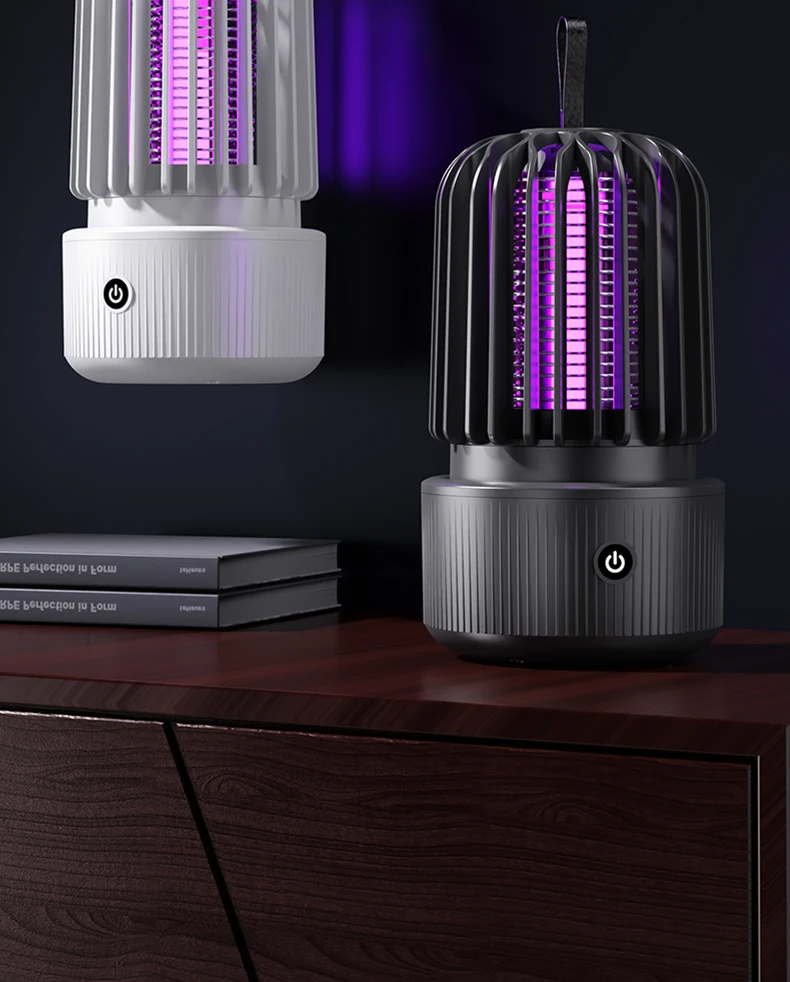 TINSOL Elektrische UV-Mückenfalle USB-Aufladbar Geeignet für Innen- und Außenbereich Mückenabwehrlampe – Detail 33