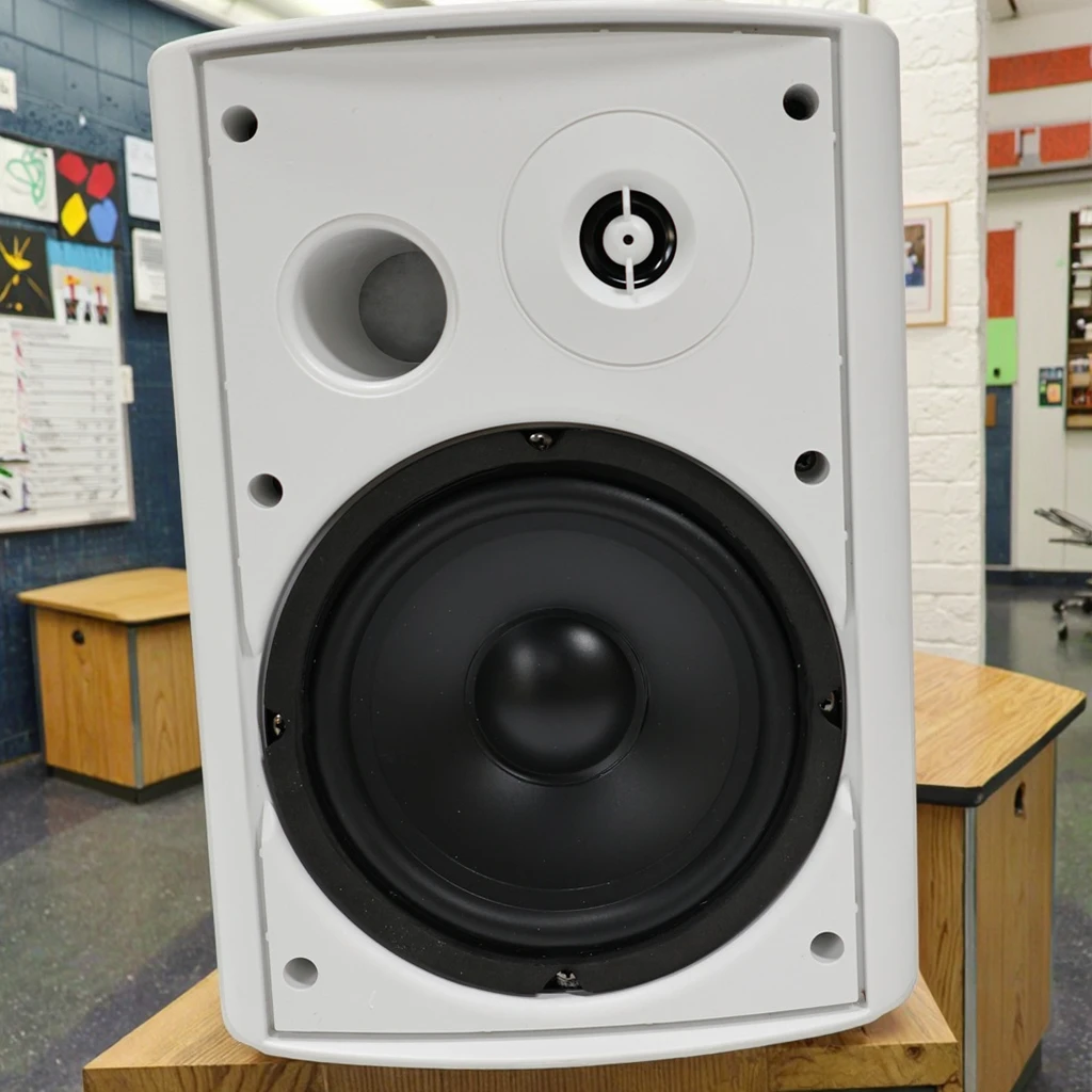 IP Wall Speaker Installed in the Classroom/conference Room/hotel/school  IP Speaker Is Connected Through RJ45 Network Cable