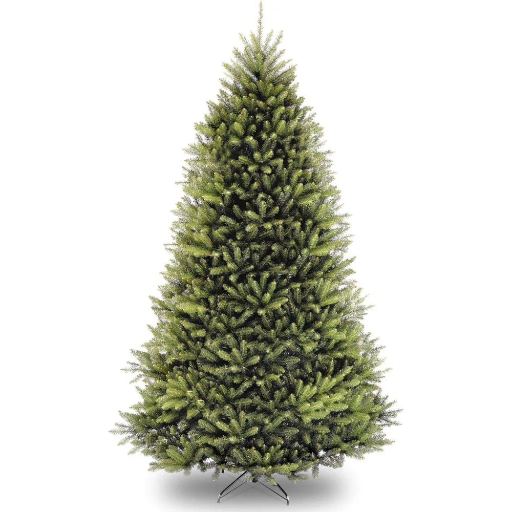 Artificial Full Christmas Tree, Green, Dunhill Fir, Includes Stand, 9 Feet, Christmas Trees