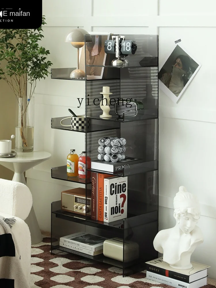 Zc Storage Rack Nordic Acrylic Display Rack Living Room Multi-Layer Storage Space Storage Rack