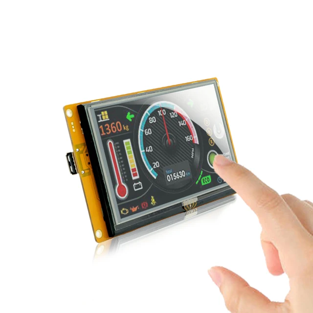 

4.3 inch HMI Full Color TFT LCD Module with Touch Screen + RS232 /RS485 Port