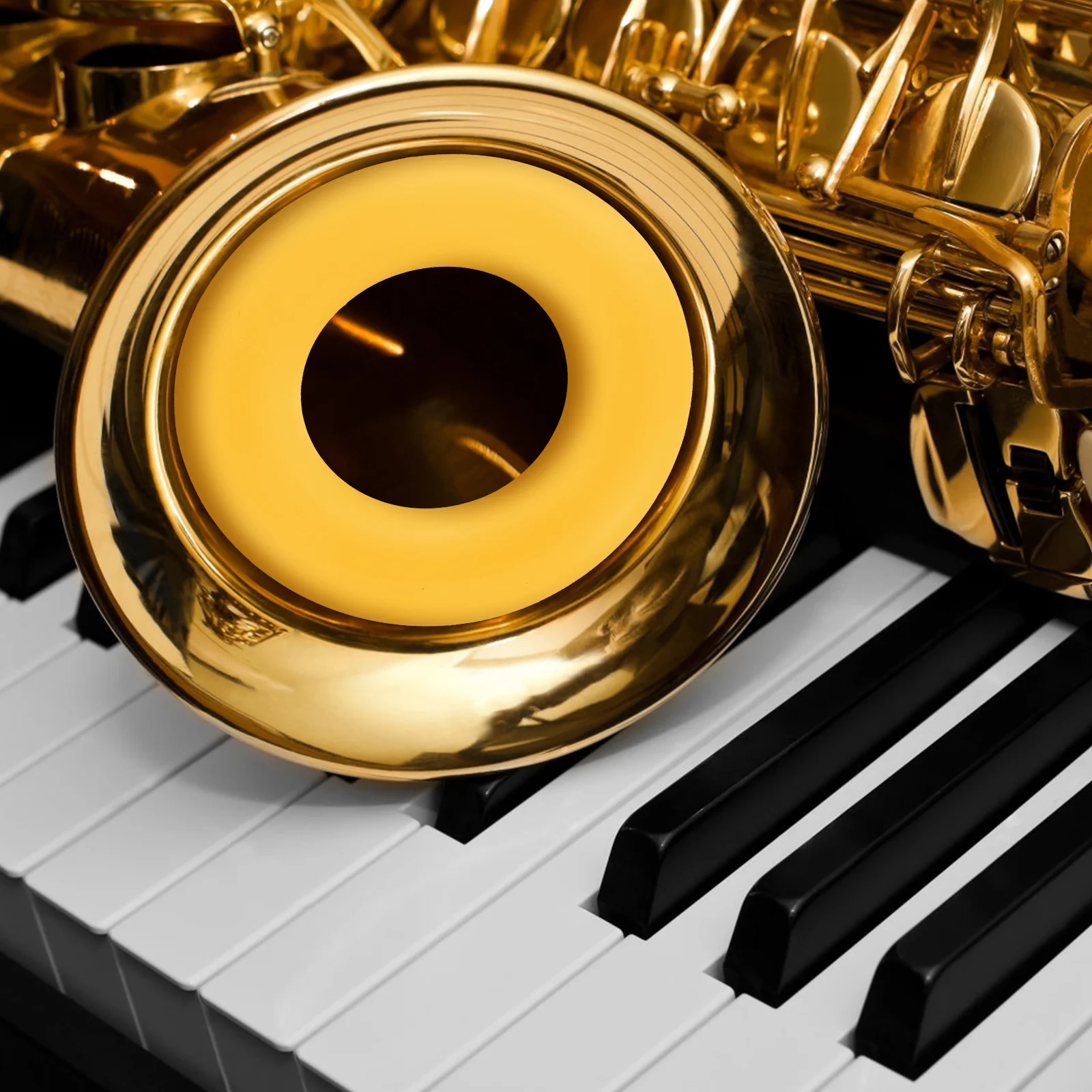 سيليكون تينور الساكسفون كتم للحد من الضوضاء المهنية الصوت المرطب ممارسة ملحق أداة اللعب الهادئة الموسيقية #4