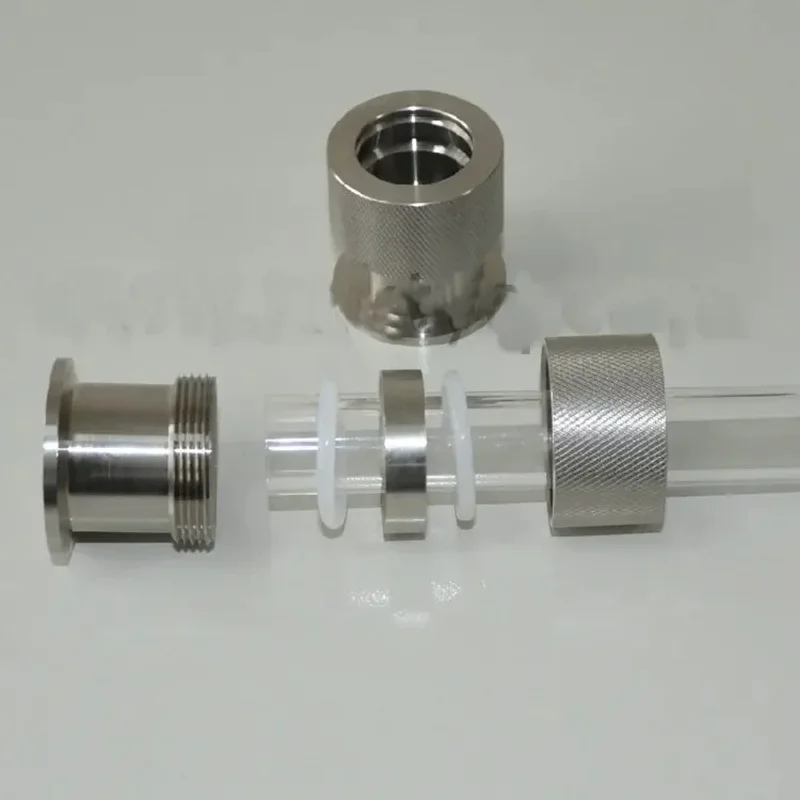 

Stainless Steel KF16 KF25 Flange Connection Quartz Pipe Joint