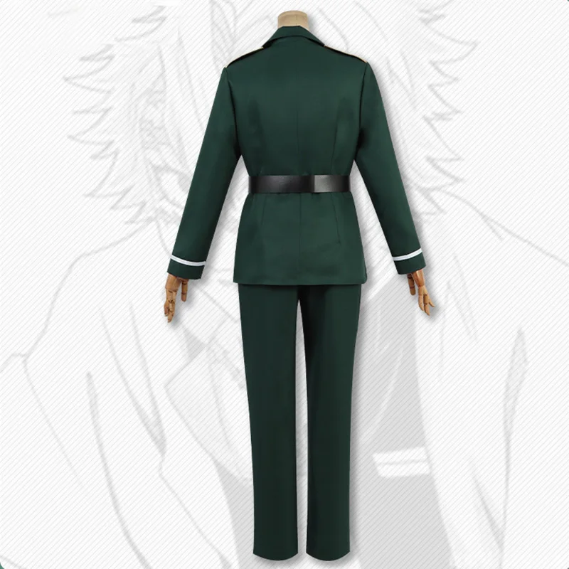 Anime Demon Slayer Shinazugawa Sanemi Cosplay Men Uniform Halloween Party Costume Customization