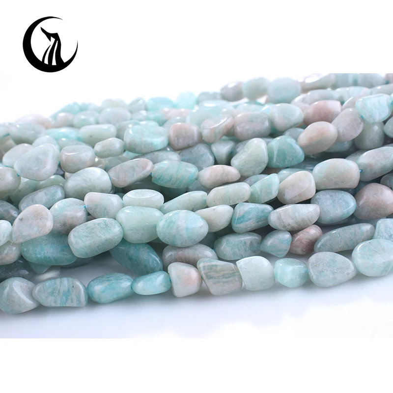 Zhe Ying Irregular Amazonite Natural Nugget Fluorite Apatite Citrine Beads for Bracelet Necklace DIY Accessories 15\'\'