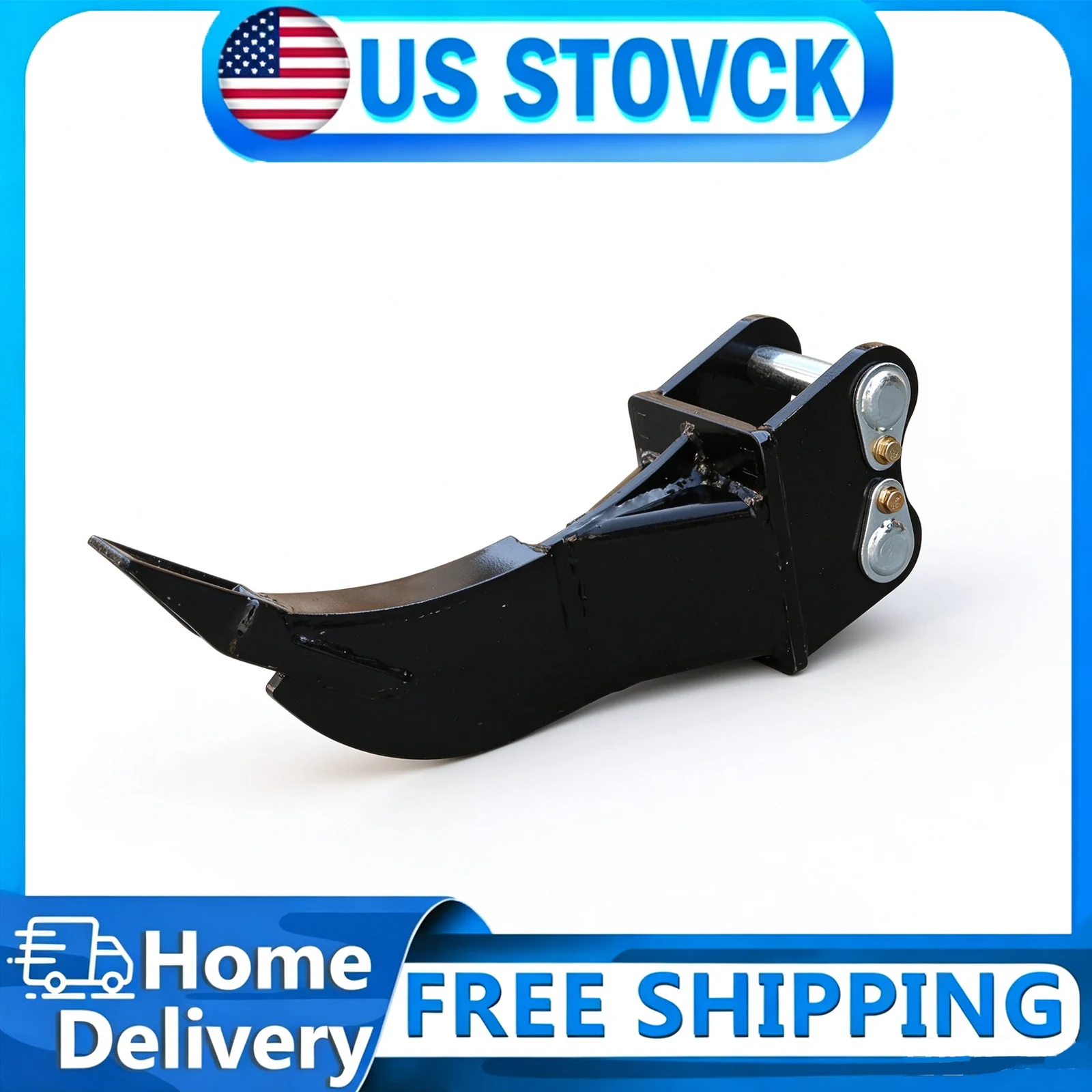 DIGMASTER Mini Excavator Ripper Attachment, Heavy Duty Single Tooth Ripper for 1-3 Ton Excavator, US Stock Free Shipping