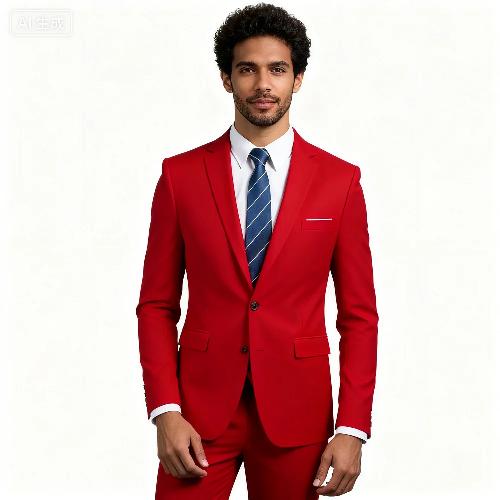 

Мужской деловой повседневный облегающий однотонный пиджак, жилет и брюки, комплект для улицы, модная официальная одежда для свадебного хозяина Terno De Caval