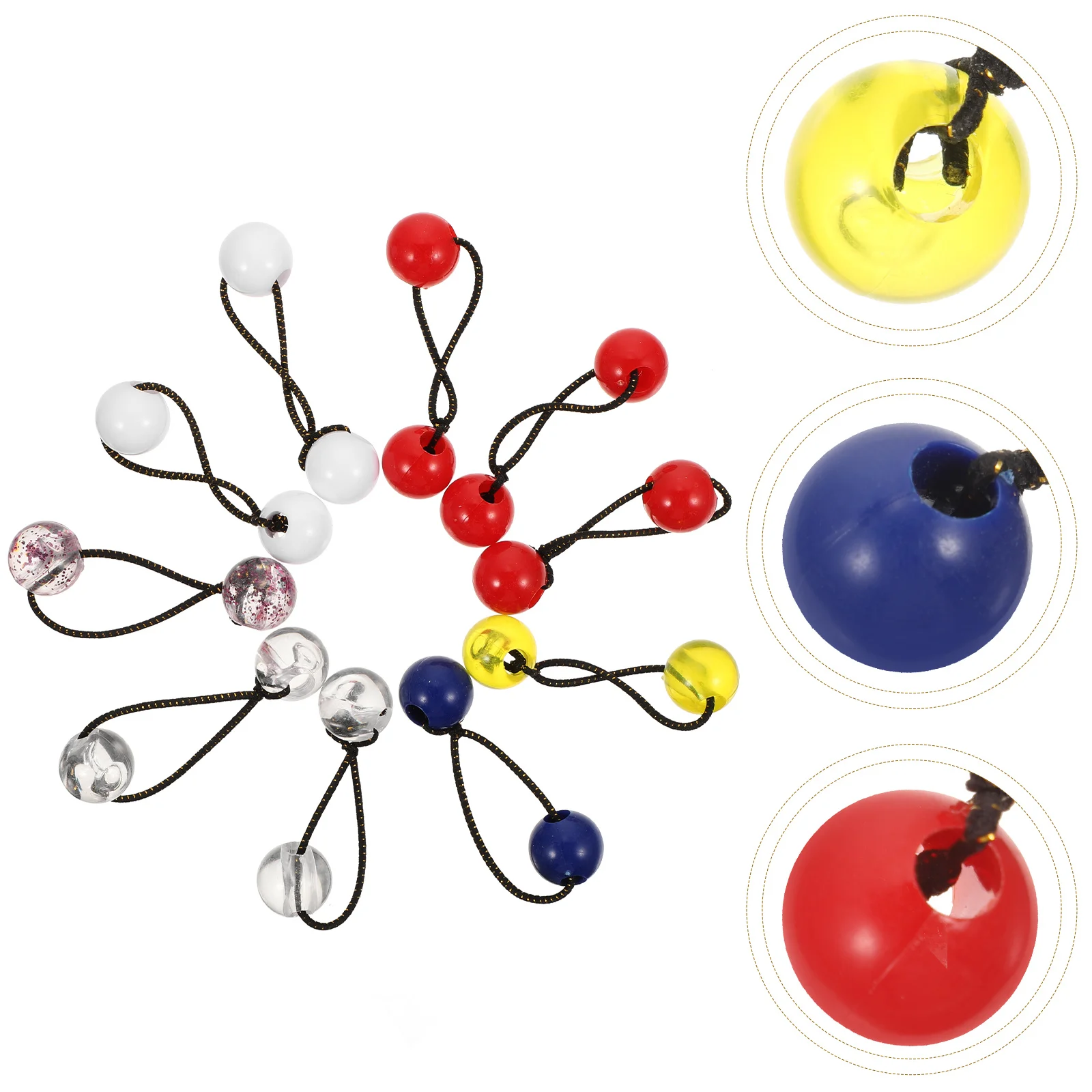 

10 шт., эластичная двойная шариковая веревка для волос, милые аксессуары для волос для вечеринки, свадьбы, дня рождения, украшения