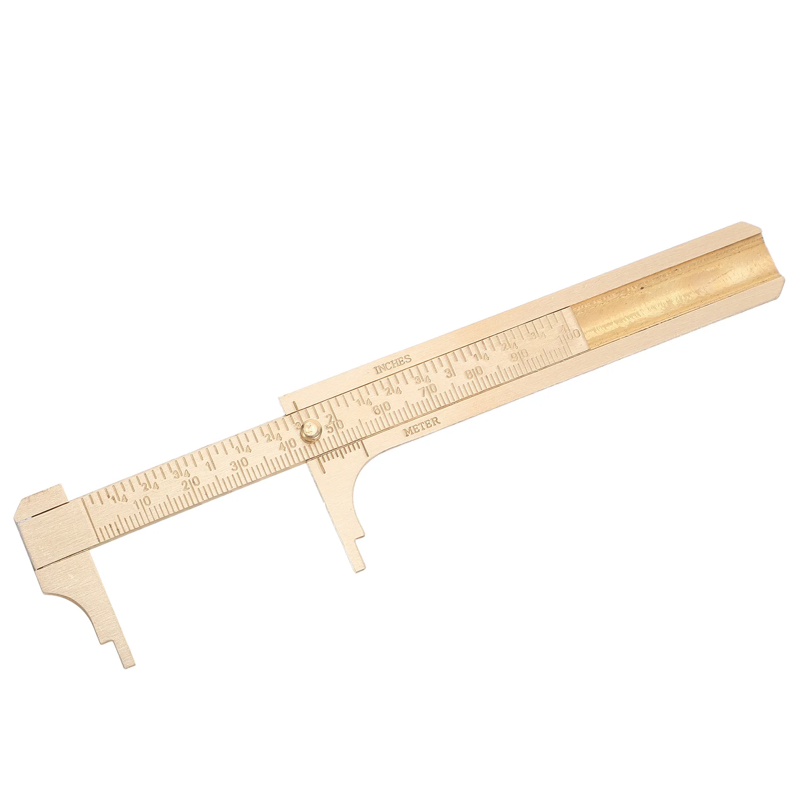 

Brass Caliper Dual Scale Markings Portable Lightweight Smooth Manual Sliding Mechanism Precise Measurements Jewelry Beads Small