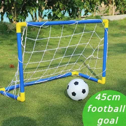 1 conjunto de kit de jogo de futebol durável para crianças pequenas, interior/exterior, portátil premium, jogo de gol de futebol, horas infinitas de diversão e tempo de jogo