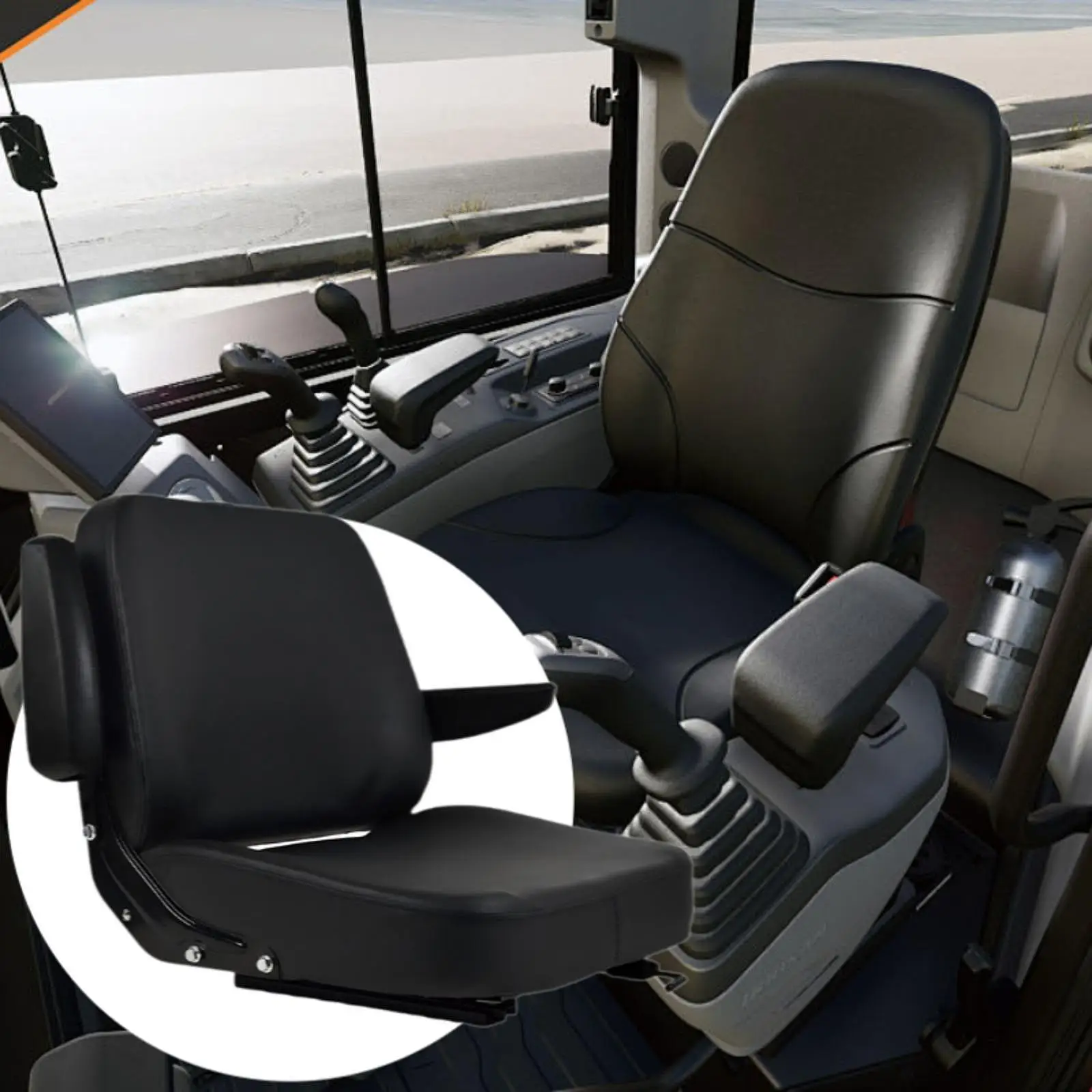 مقعد الرافعة الشوكية العالمي قابل للتعديل وسهل التركيب، ملحقات الرافعة الشوكية البديلة المريحة للمركبات الزراعية