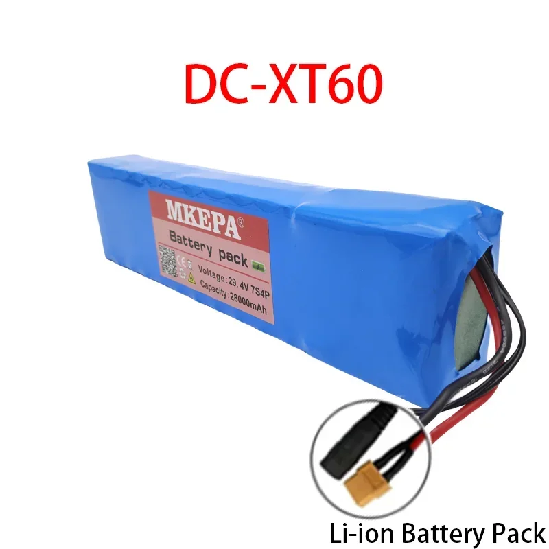 24 V 28Ah 7S4P lithium batterij Oplaadbare Batterij 29.4 v 18650 batterij power zetel BMS voeding + 29.4 v lader P108
