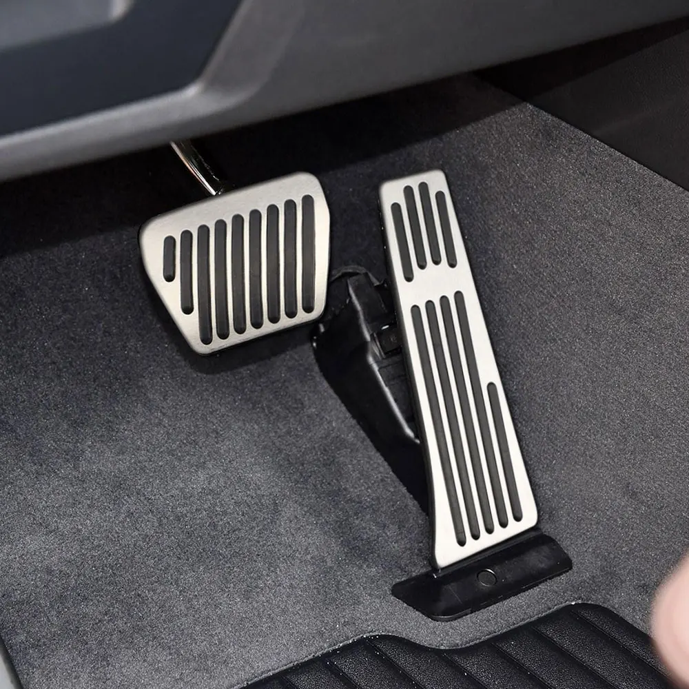 Aluminum Alloy Accelerator Pedal Brake Cover for BMW 3 4 5 6 7 Series GT X3 X4 X5 X6 Z4 F10 F15 F30 F31 F34 AT Car Pedals view 4