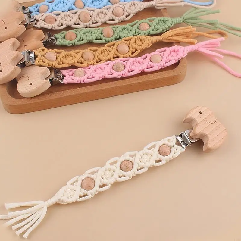 

E06F Baby Soother Chain Pacifier Holders Baby Infant Toddlers Newborn Pacifier Strap Teether Toy Pacifier Chain Baby Supplies