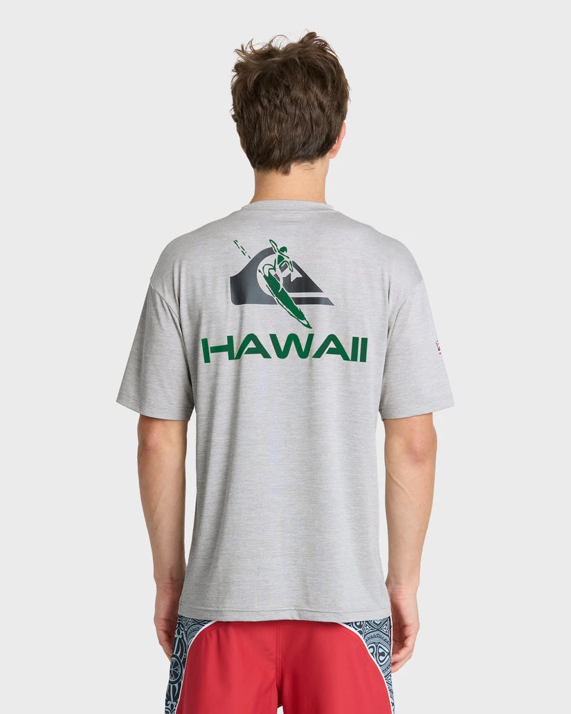 Classic Retro Hawaii Surfer Extreme Sports Brand Graphic Tee Cotton Mens Womens T-Shirt Outdoor Casual Top